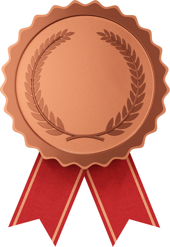 Bronze Medal with Ribbon